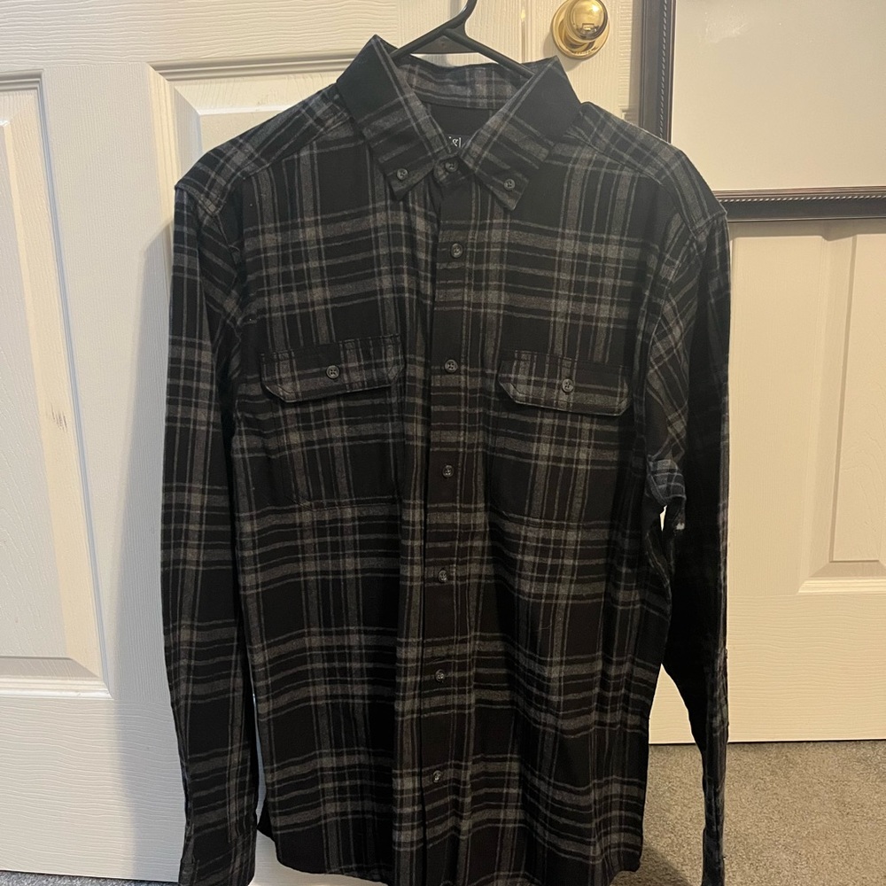Black and Grey George Flannel